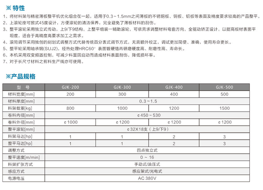 料架兼精密整平機(jī)